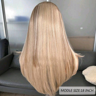 Blonde Ombre Lace Front Wig(human blend)
